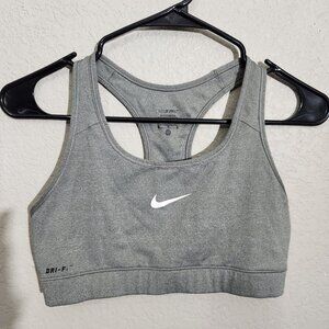 Nike Pro Dri-Fit Gray Medium Racerback Sports Bra